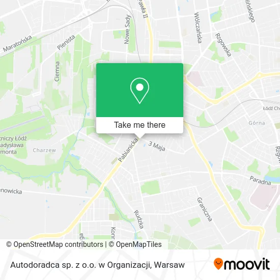 Autodoradca sp. z o.o. w Organizacji map