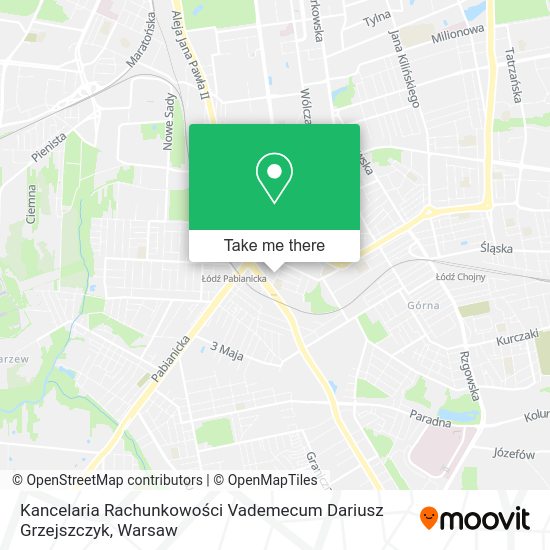 Kancelaria Rachunkowości Vademecum Dariusz Grzejszczyk map