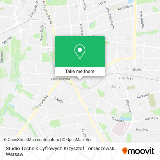 Studio Technik Cyfrowych Krzysztof Tomaszewski map