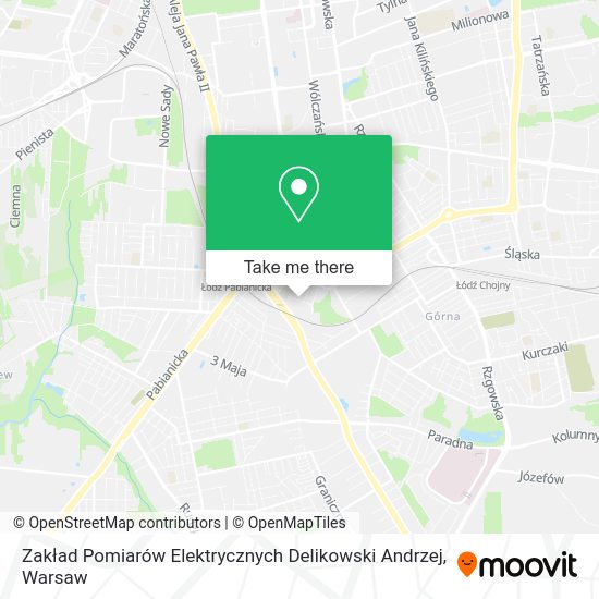 Zakład Pomiarów Elektrycznych Delikowski Andrzej map