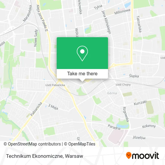 Карта Technikum Ekonomiczne