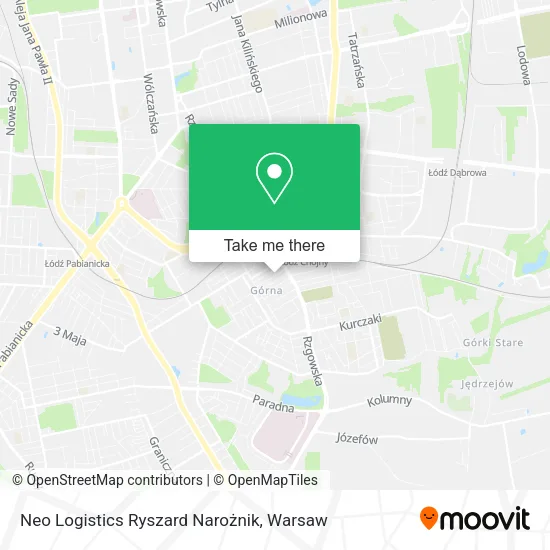 Карта Neo Logistics Ryszard Narożnik