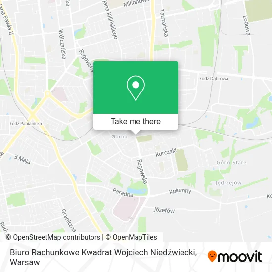 Biuro Rachunkowe Kwadrat Wojciech Niedźwiecki map