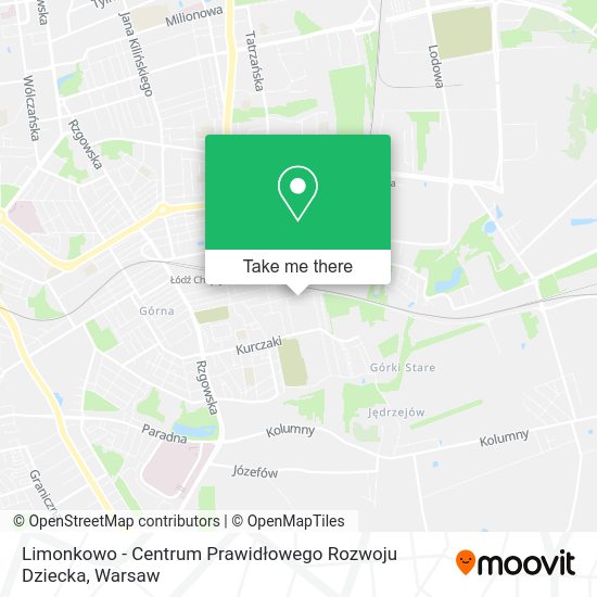 Limonkowo - Centrum Prawidłowego Rozwoju Dziecka map