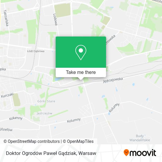 Doktor Ogrodów Paweł Gądziak map