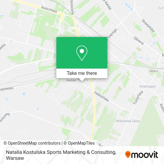 Natalia Kostulska Sports Marketing & Consulting map