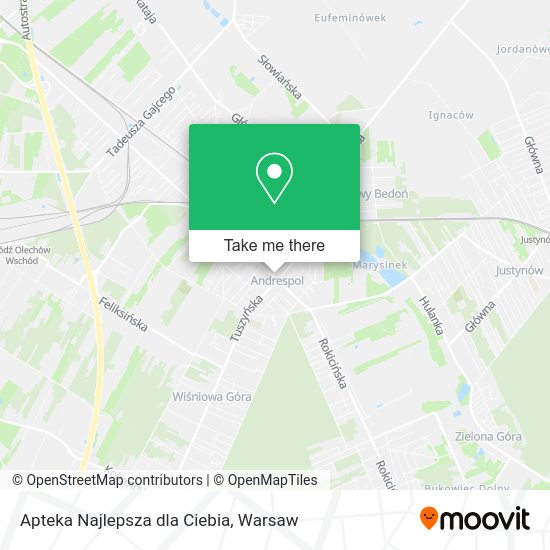 Apteka Najlepsza dla Ciebia map