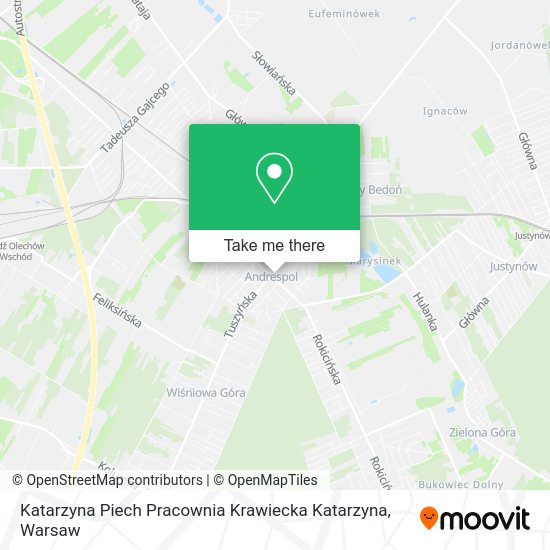 Katarzyna Piech Pracownia Krawiecka Katarzyna map