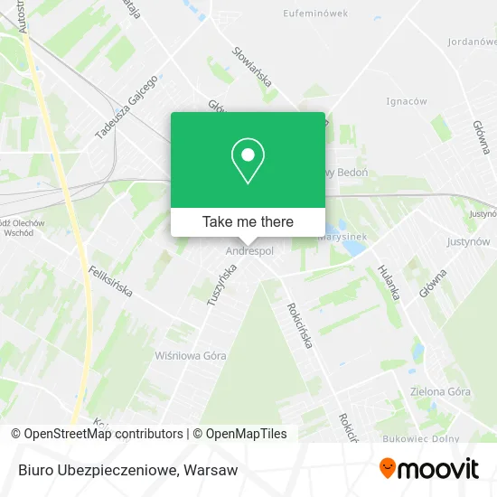 Карта Biuro Ubezpieczeniowe