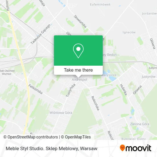 Карта Meble Styl Studio. Sklep Meblowy
