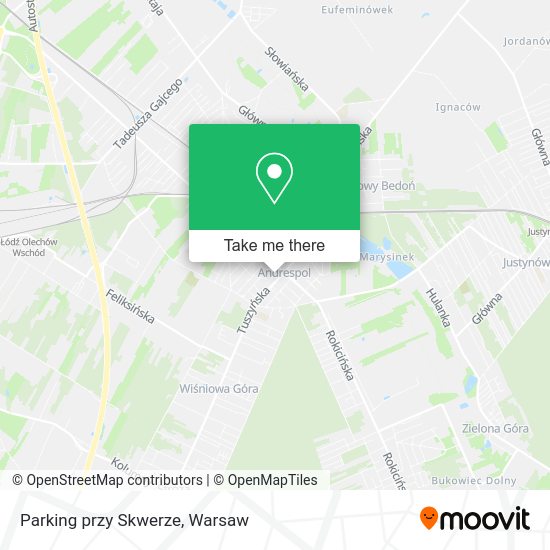 Parking przy Skwerze map