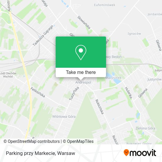 Parking przy Markecie map