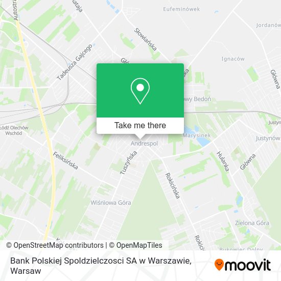 Bank Polskiej Spoldzielczosci SA w Warszawie map