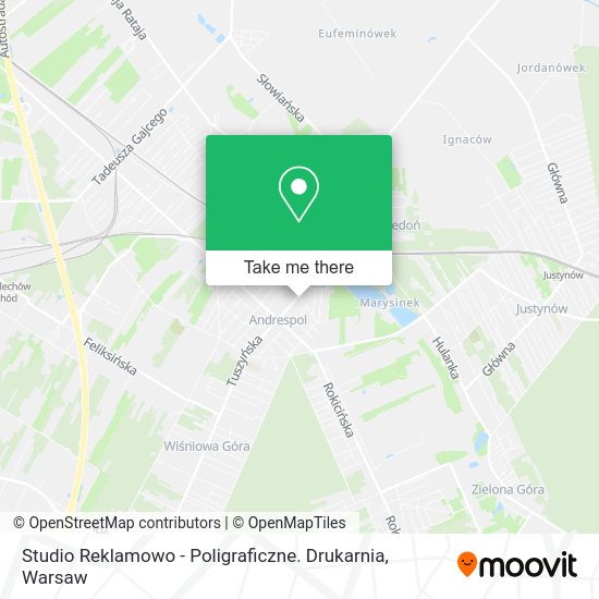 Studio Reklamowo - Poligraficzne. Drukarnia map