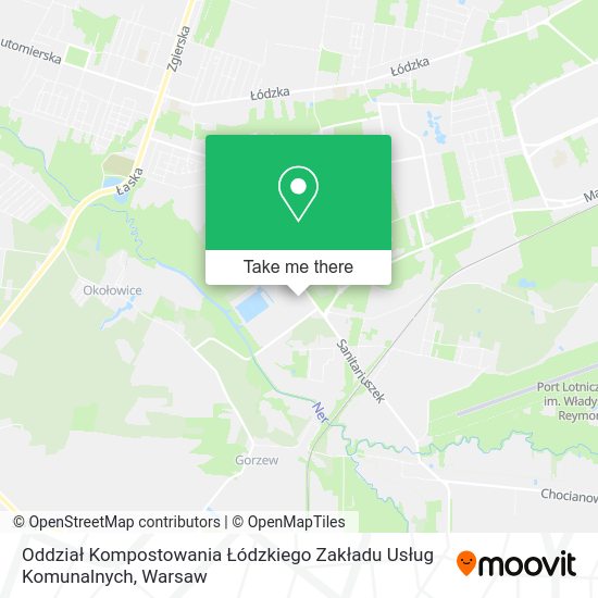 Oddział Kompostowania Łódzkiego Zakładu Usług Komunalnych map