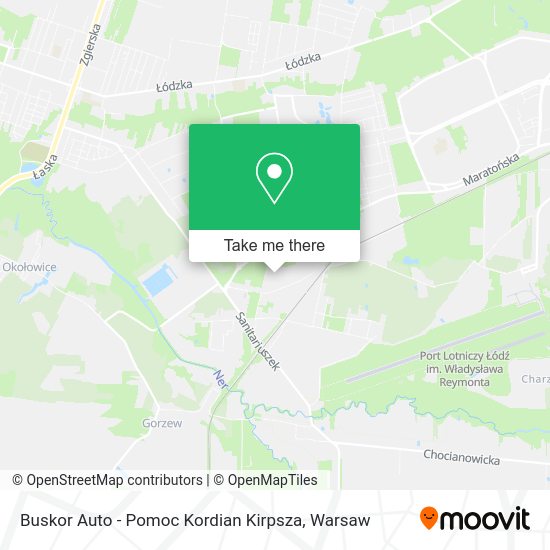 Buskor Auto - Pomoc Kordian Kirpsza map