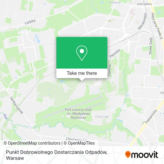 Карта Punkt Dobrowolnego Dostarczania Odpadów