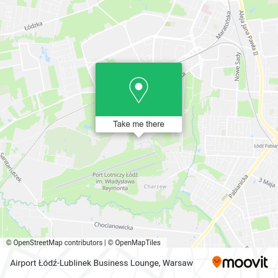 Airport Łódź-Lublinek Business Lounge map