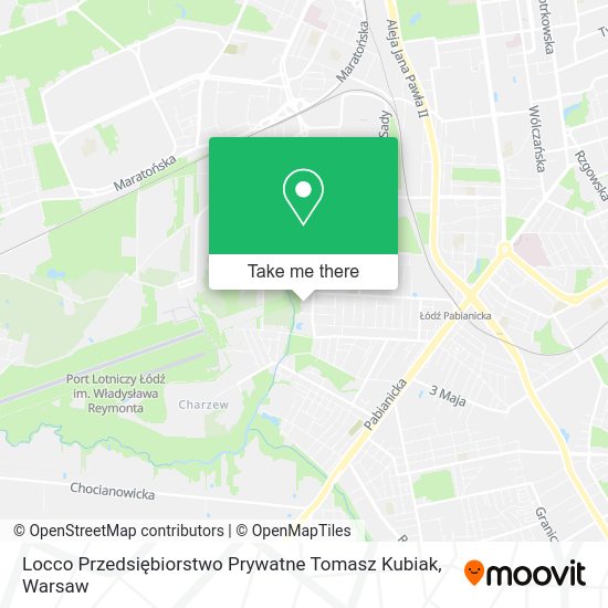 Locco Przedsiębiorstwo Prywatne Tomasz Kubiak map