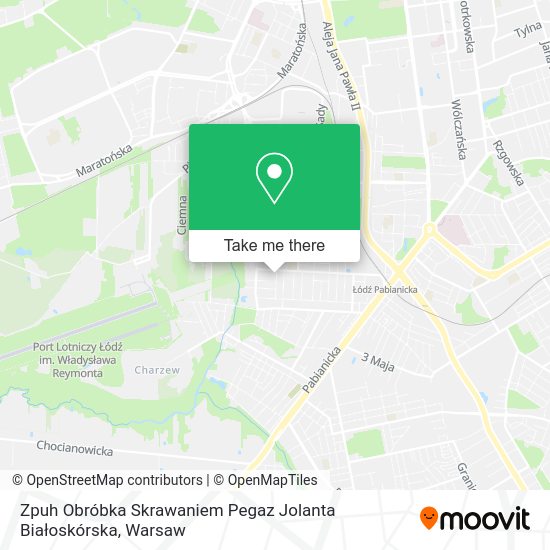 Zpuh Obróbka Skrawaniem Pegaz Jolanta Białoskórska map