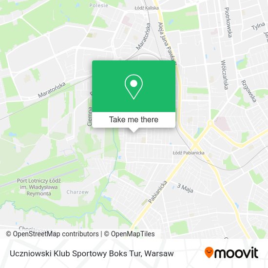 Uczniowski Klub Sportowy Boks Tur map