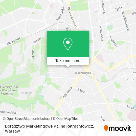 Doradztwo Marketingowe Kalina Retmantowicz map