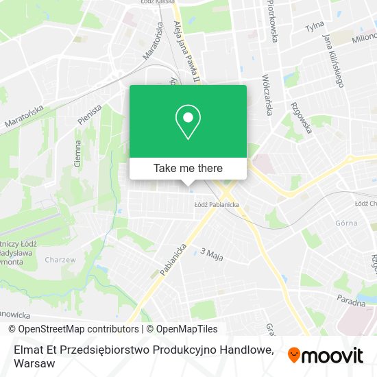 Elmat Et Przedsiębiorstwo Produkcyjno Handlowe map