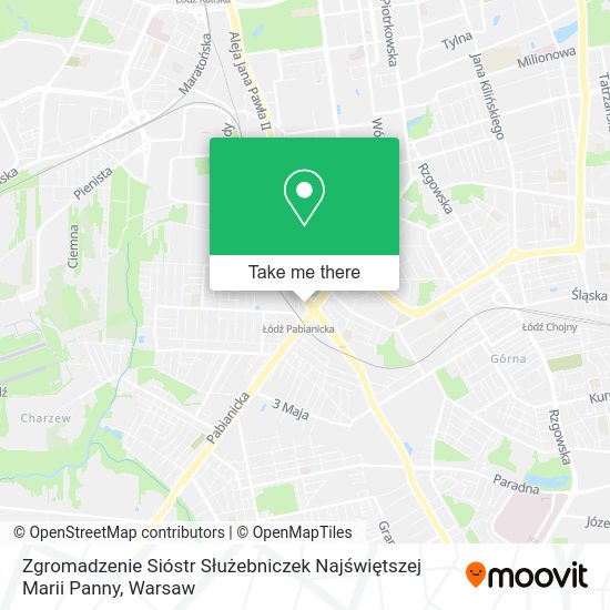 Zgromadzenie Sióstr Służebniczek Najświętszej Marii Panny map