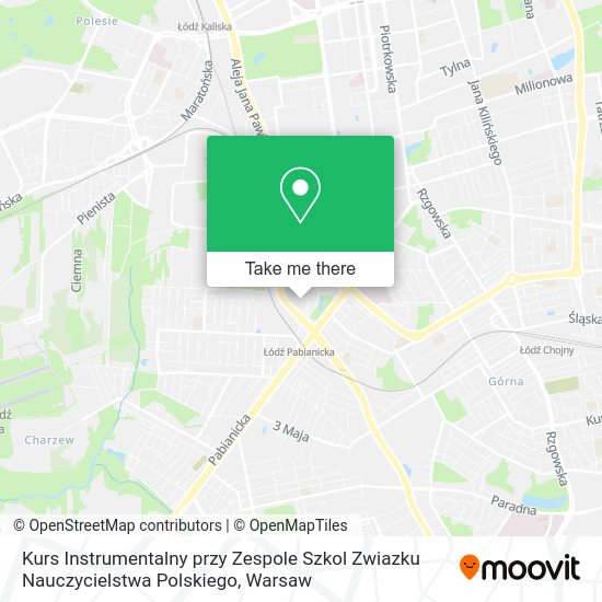 Kurs Instrumentalny przy Zespole Szkol Zwiazku Nauczycielstwa Polskiego map