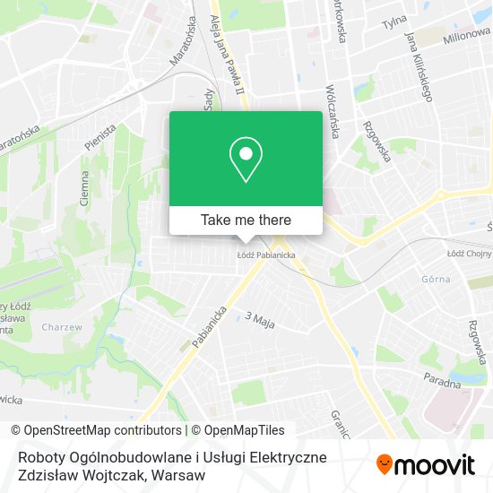 Roboty Ogólnobudowlane i Usługi Elektryczne Zdzisław Wojtczak map