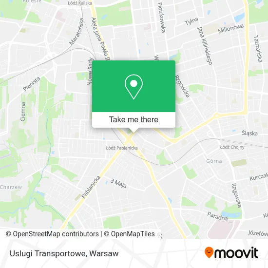 Карта Uslugi Transportowe