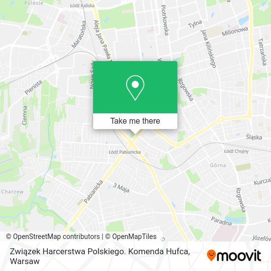 Związek Harcerstwa Polskiego. Komenda Hufca map