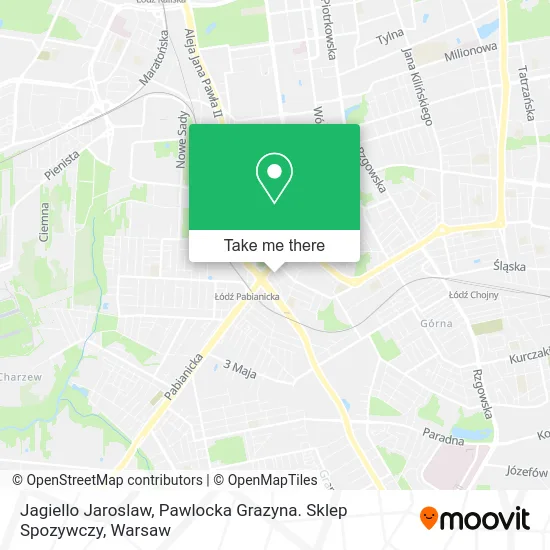 Карта Jagiello Jaroslaw, Pawlocka Grazyna. Sklep Spozywczy