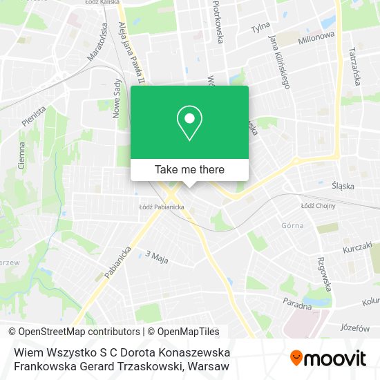 Wiem Wszystko S C Dorota Konaszewska Frankowska Gerard Trzaskowski map