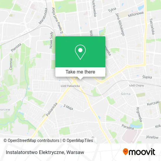 Карта Instalatorstwo Elektryczne