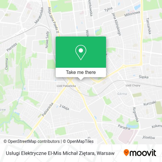 Usługi Elektryczne El-Mis Michał Ziętara map