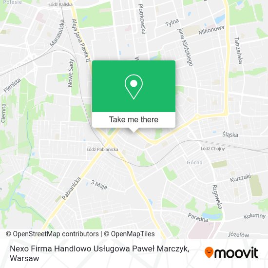 Nexo Firma Handlowo Usługowa Paweł Marczyk map