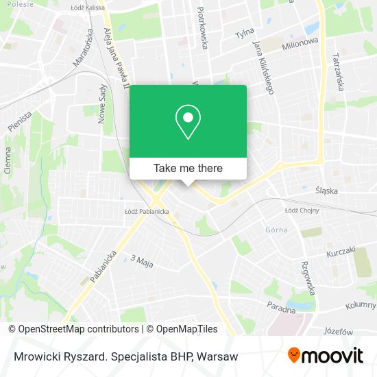 Mrowicki Ryszard. Specjalista BHP map