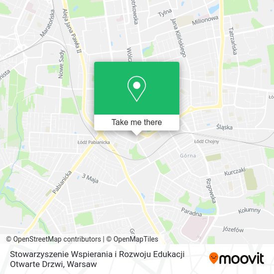 Stowarzyszenie Wspierania i Rozwoju Edukacji Otwarte Drzwi map