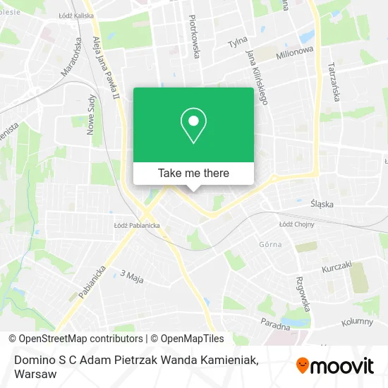 Domino S C Adam Pietrzak Wanda Kamieniak map