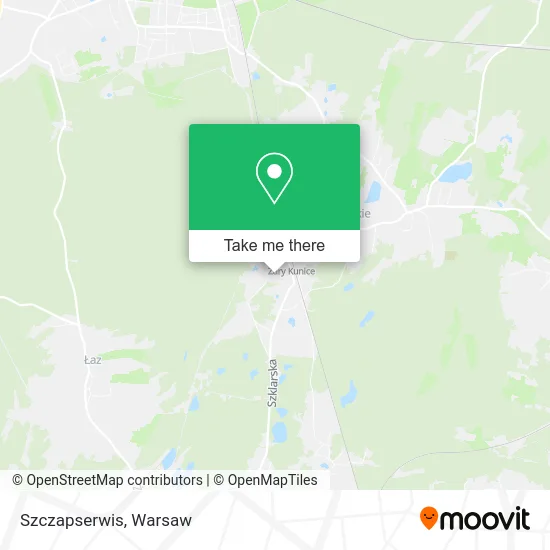 Szczapserwis map