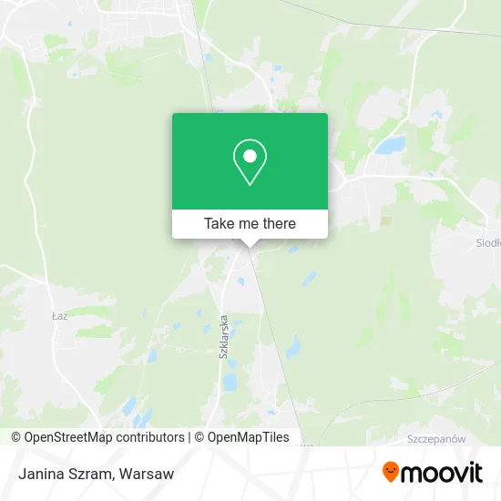 Janina Szram map