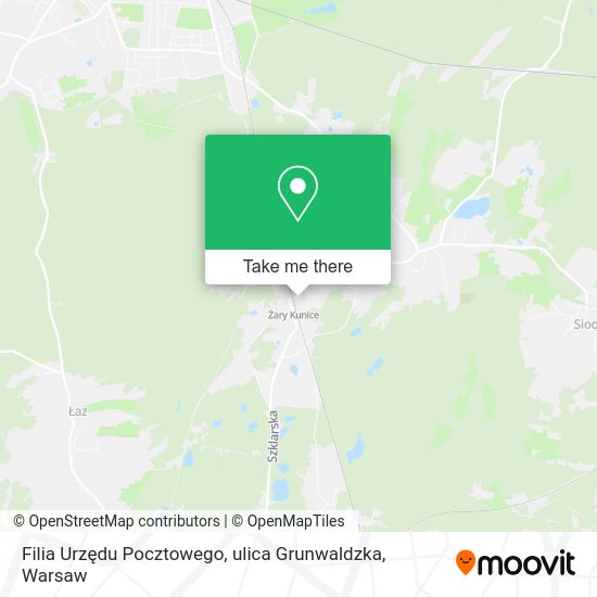 Filia Urzędu Pocztowego, ulica Grunwaldzka map