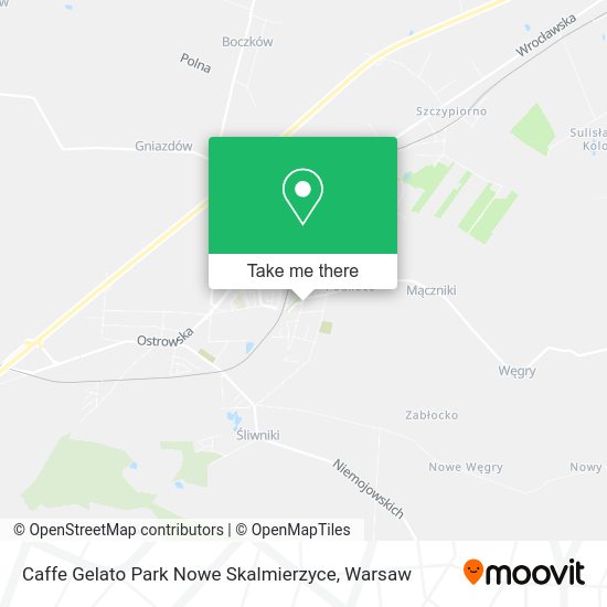 Caffe Gelato Park Nowe Skalmierzyce map