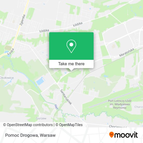 Pomoc Drogowa map