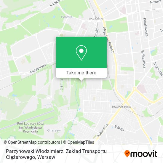 Карта Parzynowski Włodzimierz. Zakład Transportu Ciężarowego