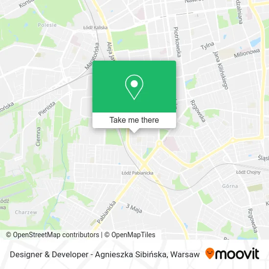 Карта Designer & Developer - Agnieszka Sibińska