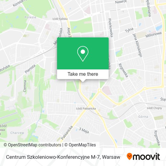 Centrum Szkoleniowo-Konferencyjne M-7 map