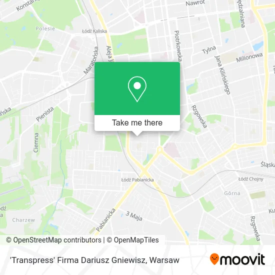 Карта 'Transpress' Firma Dariusz Gniewisz