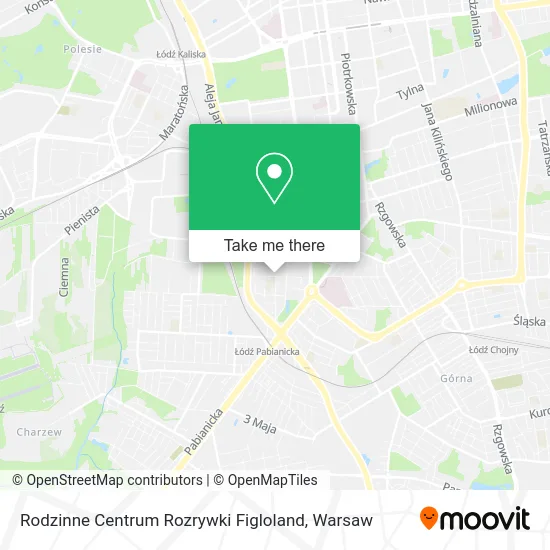 Карта Rodzinne Centrum Rozrywki Figloland